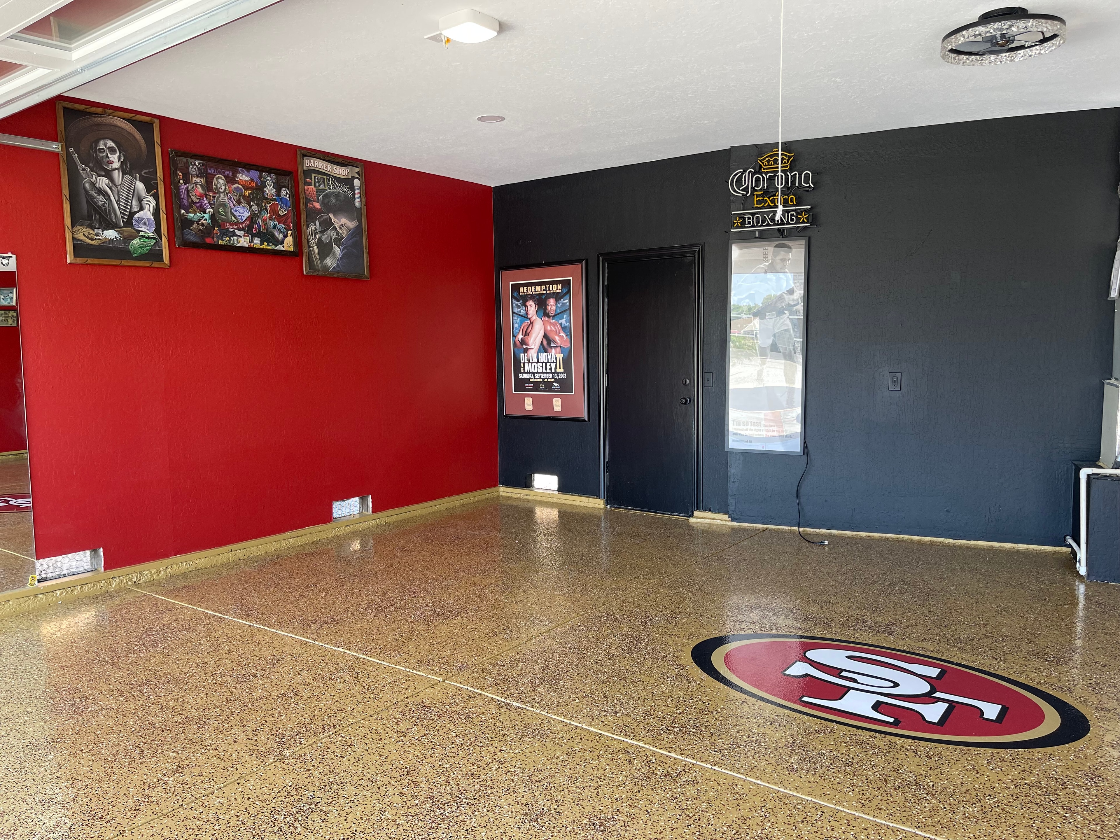 49ers Themed Garage